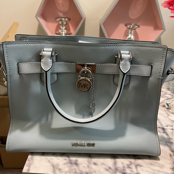 Michael Kors Handbags - Michael Kors Sky Blue Satchel